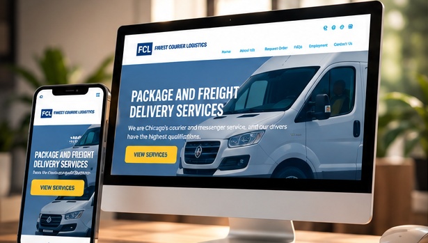 Finest Courier Logistics shown in portfolio